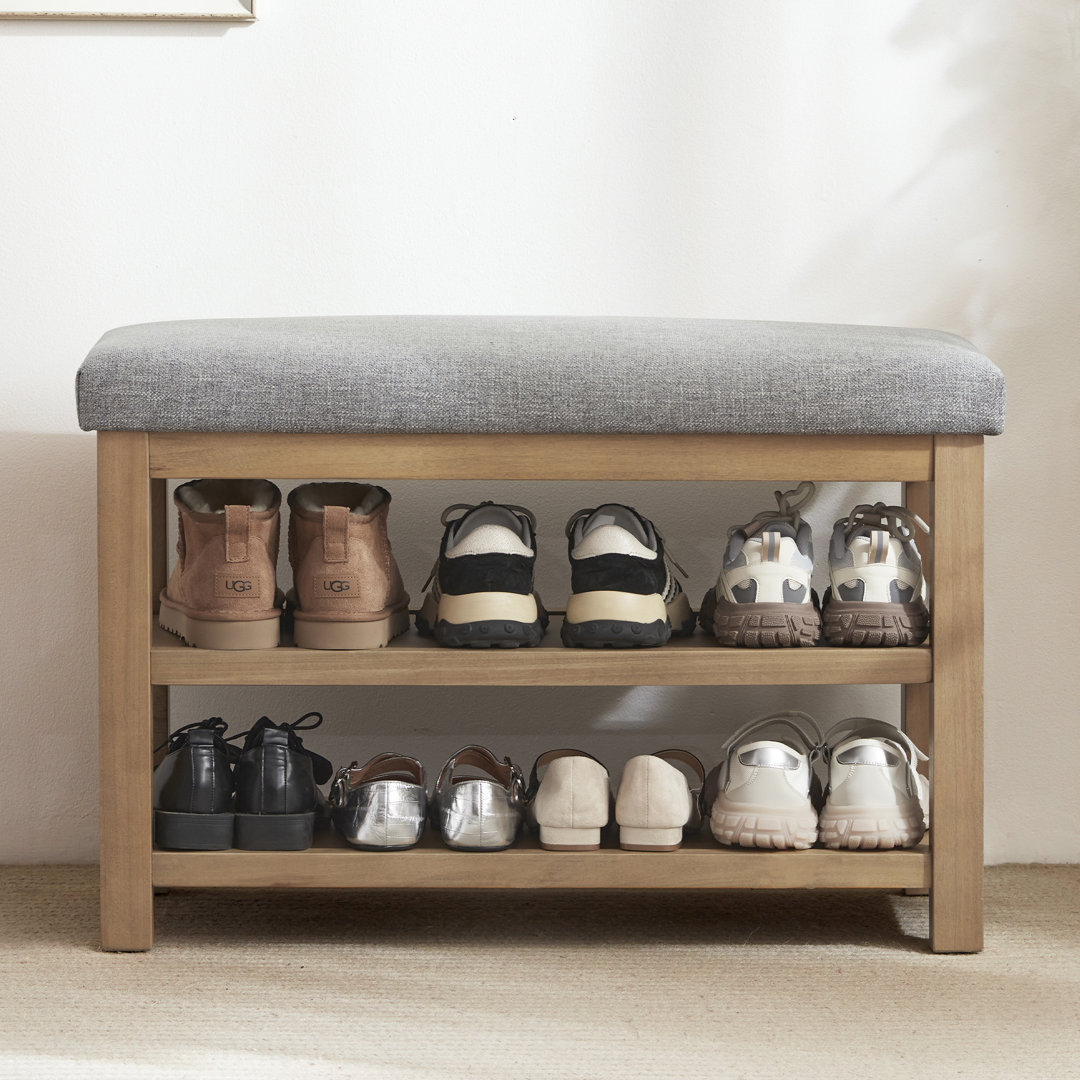Hahnville Upholstered Storage Shoe Bench